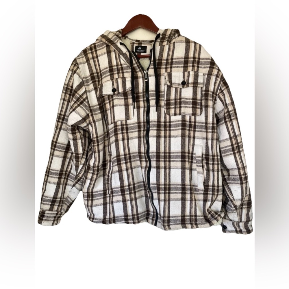 Plaid Flannel Men’s Coat